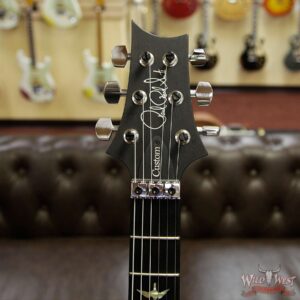 PRS Wood Library 10 Top Custom 24 Floyd Rose Quilt Top Flame Neck Ebony Board Charcoal Purple Burst - Image 9