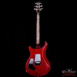 PRS Wood Library 10 Top Custom 24 Floyd Rose Quilt Top Flame Neck Ebony Board Charcoal Cherry Burst - Image 6