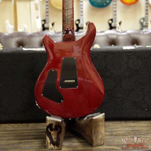 PRS Wood Library 10 Top Custom 24 Floyd Rose Quilt Top Flame Neck Ebony Board Charcoal Cherry Burst - Image 15