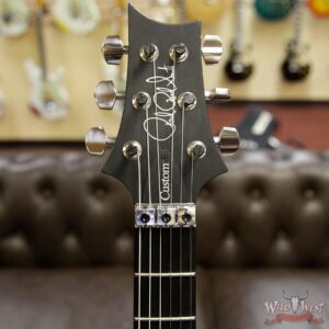 PRS Wood Library 10 Top Custom 24 Floyd Rose Quilt Top Flame Neck Ebony Board Charcoal Cherry Burst - Image 8