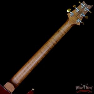 Paul Reed Smith Wood Library 10 Top Quilt Top Custom 24-08 Roasted Flame Maple Neck Brazilian Rosewood Board Charcoal Fade Purple Burst - Image 5
