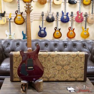 Paul Reed Smith Wood Library 10 Top Quilt Top Custom 24-08 Roasted Flame Maple Neck Brazilian Rosewood Board Charcoal Fade Purple Burst - Image 9