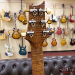 Paul Reed Smith Wood Library 10 Top Quilt Top Custom 24-08 Roasted Flame Maple Neck Brazilian Rosewood Board Charcoal Fade Purple Burst - Image 10