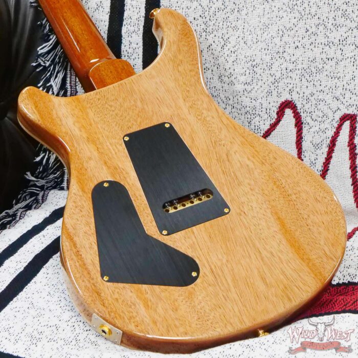 Paul Reed Smith PRS Wood Library 10 Top Quilt Maple Custom 24-08 Brazilian Rosewood Board Blue Fade - Image 11