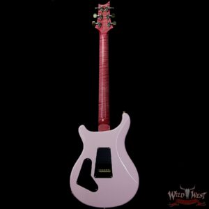 PRS Wood Library Quilted 10 Top Custom 24/08 Flame Maple Neck Brazilian Rosewood Fretboard Bonnie Pink - Image 6