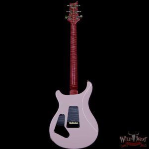 PRS Wood Library 10 Top Custom 24-08 Quilt Top Flame Maple Neck Brazilian Rosewood Board Bonnie Pink - Image 6
