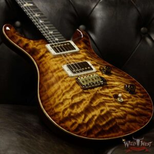 PRS Wood Library 10 Top Custom 24 Quilt Maple Top Brazilian Rosewood Fingerboard Copperhead Burst - Image 13