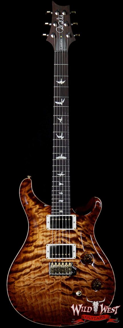 PRS Wood Library 10 Top Custom 24 Quilt Maple Top Brazilian Rosewood Fingerboard Copperhead Burst