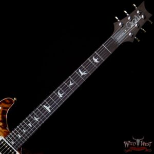 PRS Wood Library 10 Top Custom 24 Quilt Maple Top Brazilian Rosewood Fingerboard Copperhead Burst - Image 8