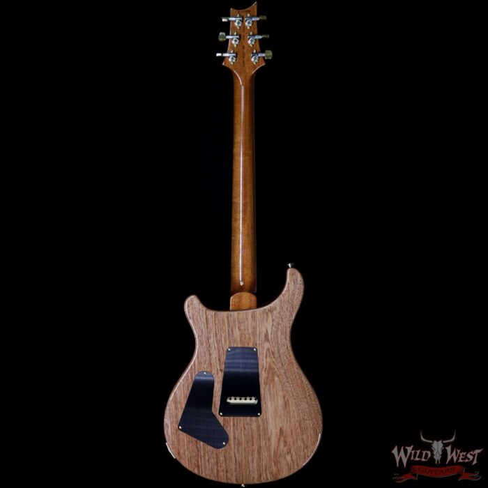 PRS Wood Library 10 Top Custom 24 Quilt Top Brazilian Rosewood Board Faded Blue Jean - Image 5