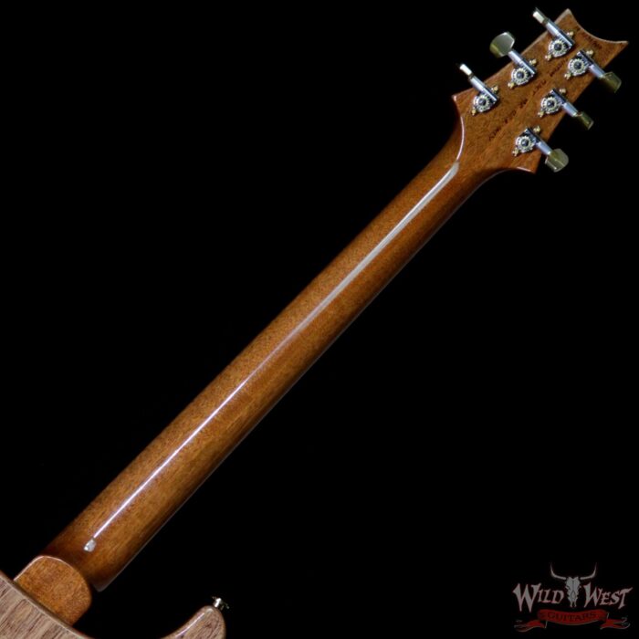 PRS Wood Library 10 Top Custom 24 Quilt Top Brazilian Rosewood Board Faded Blue Jean - Image 10