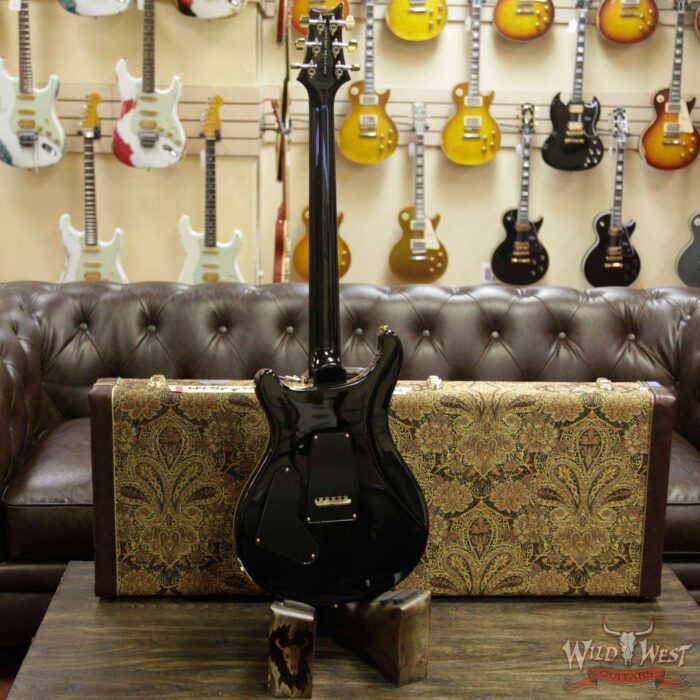 PRS Wood Library 10 Top Custom 24 Quilt Top Brazilian Rosewood Board Violet Smokeburst - Image 11