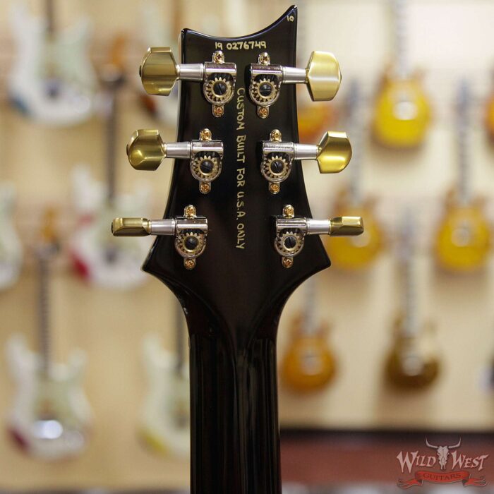 PRS Wood Library 10 Top Custom 24 Quilt Top Brazilian Rosewood Board Violet Smokeburst - Image 7