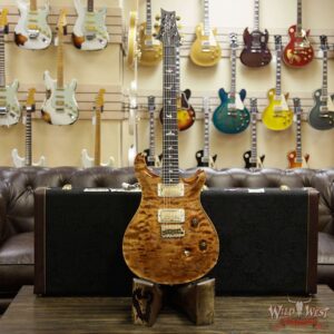 PRS Wood Library 10 Top Custom 24 Fatback Quilt Top Birdseye Neck Ebony Board Copperhead - Image 13
