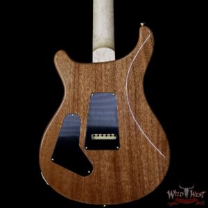 PRS Wood Library 10 Top Custom 24 Fatback Quilt Top Birdseye Neck Brazilian Rosewood Board River Blue - Image 7
