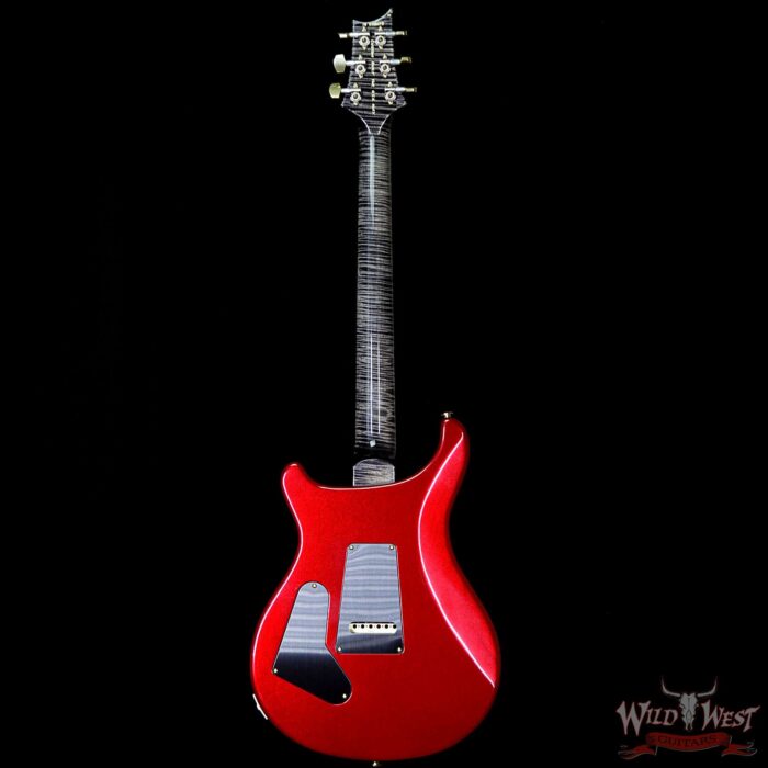 PRS Wood Library 10 Top Custom 24 Fatback Quilt Top Flame Neck Korina Brazilian Rosewood Board Charcoal - Image 6