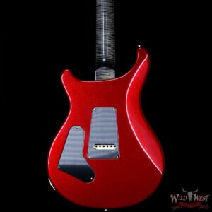 PRS Wood Library 10 Top Custom 24 Fatback Quilt Top Flame Neck Korina Brazilian Rosewood Board Charcoal - Image 7