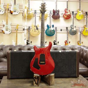PRS Wood Library 10 Top Custom 24 Fatback Quilt Top Flame Neck Korina Brazilian Rosewood Board Charcoal - Image 15
