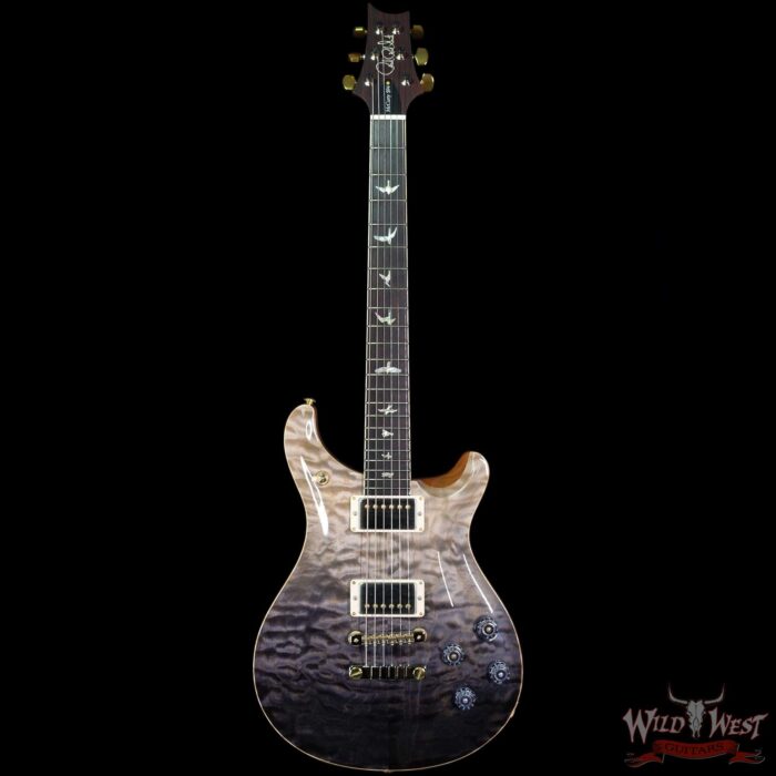 Paul Reed Smith PRS Wood Library Quilt 10 Top McCarty 594 Cocobolo Fingerboard Grey Black Fade - Image 3