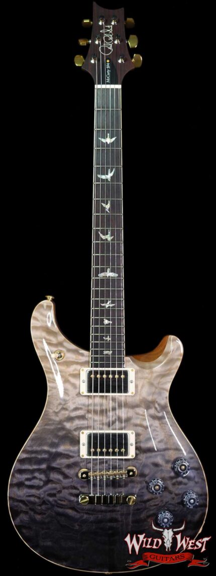 Paul Reed Smith PRS Wood Library Quilt 10 Top McCarty 594 Cocobolo Fingerboard Grey Black Fade