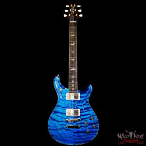 Paul Reed Smith PRS Wood Library 10 Top McCarty 594 Quilted Maple Top Brazilian Rosewood Board Aquamarine - Image 3