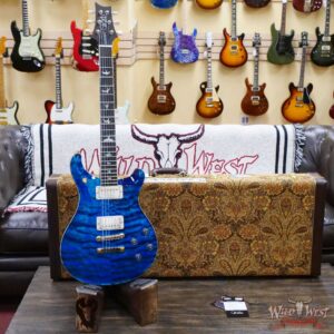 Paul Reed Smith PRS Wood Library 10 Top McCarty 594 Quilted Maple Top Brazilian Rosewood Board Aquamarine - Image 6