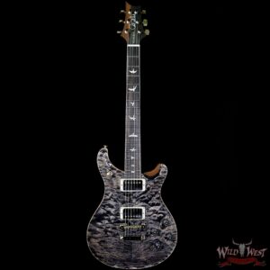 PRS Wood Library Quilt Maple 10 Top McCarty 594 Flame Mahogany Neck Brazilian Rosewood Board Charcoal - Image 5