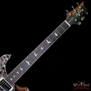 PRS Wood Library Quilt Maple 10 Top McCarty 594 Flame Mahogany Neck Brazilian Rosewood Board Charcoal - Image 8