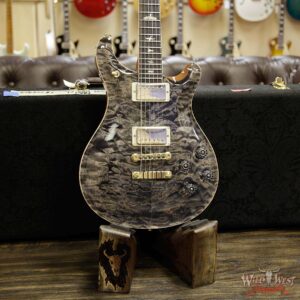 PRS Wood Library Quilt Maple 10 Top McCarty 594 Flame Mahogany Neck Brazilian Rosewood Board Charcoal - Image 10