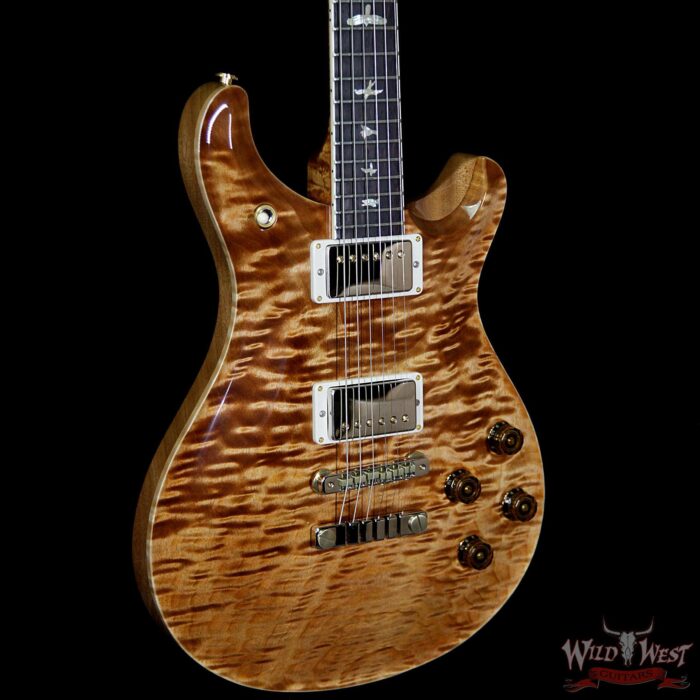 PRS Wood Library Quilt Maple 10 Top McCarty 594 Brazilian Rosewood Board Copperhead - Image 4