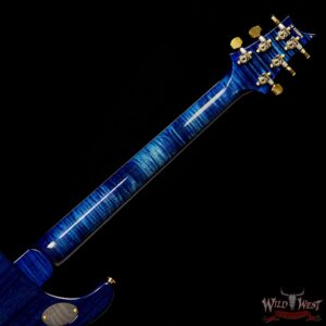 PRS Wood Library 10 Top 1-Piece Quilt Top McCarty 594 Flame Maple Neck Cocobolo Board River Blue - Image 11