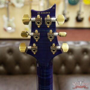 PRS Wood Library 10 Top 1-Piece Quilt Top McCarty 594 Flame Maple Neck Cocobolo Board River Blue - Image 10