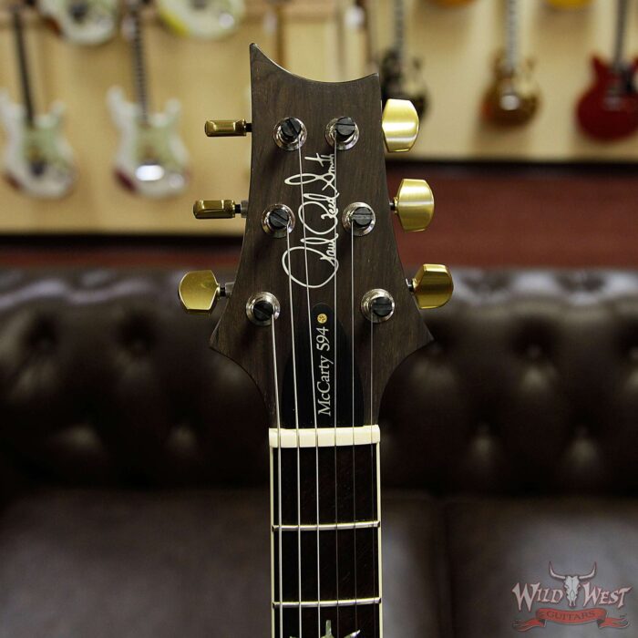 PRS Wood Library Quilt 10 Top McCarty 594 Semi-Hollow Brazilian Rosewood Board Faded Blue Wrap - Image 9