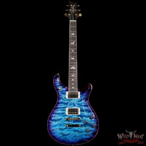 PRS Wood Library Quilt 10 Top McCarty 594 Brazilian Rosewood Fingerboard Violet Blue Burst - Image 3