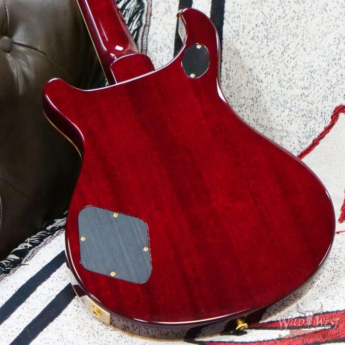 Paul Reed Smith PRS Wood Library 10 Top Quilt Top McCarty 594 Semi-Hollow Brazilian Rosewood Fingerboard Dark Cherry Sunburst - Image 11