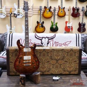 Paul Reed Smith PRS Wood Library 10 Top Quilt Top McCarty 594 Semi-Hollow Brazilian Rosewood Fingerboard Copperhead Cherry Burst - Image 6