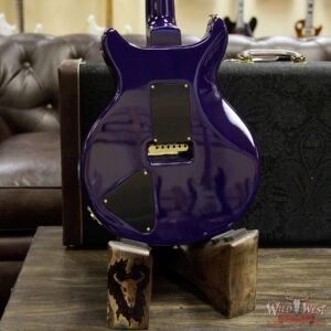 PRS Wood Library Santana Retro Quilt 10 Top Cocobolo Fingerboard River Blue Wrap Burst - Image 14