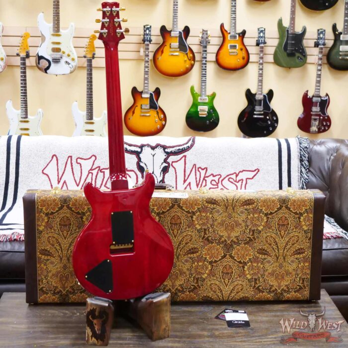 Paul Reed Smith PRS Wood Library 10 Top Quilt Maple Santana Retro Brazilian Rosewood Board Charcoal Cherry Burst - Image 9