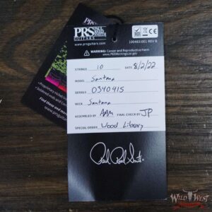 Paul Reed Smith PRS Wood Library 10 Top Quilt Maple Santana Retro Brazilian Rosewood Board Charcoal Cherry Burst - Image 12