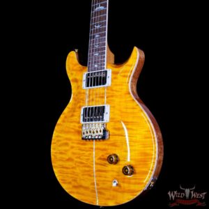 Paul Reed Smith PRS Wood Library 10 Top Quilt Maple Santana Retro Brazilian Rosewood Board Santana Yellow - Image 2