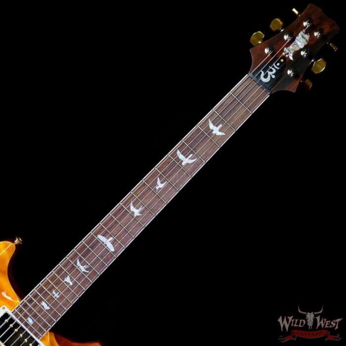 Paul Reed Smith PRS Wood Library 10 Top Quilt Maple Santana Retro Brazilian Rosewood Board Santana Yellow - Image 4