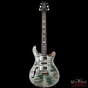 Paul Reed Smith PRS Wood Library 10 Top Special 22 Semi-Hollow Flame Maple Neck Brazilian Rosewood Fingerboard Trampas Green 7.25 LBS (US Only / No International Shipping) - Image 3