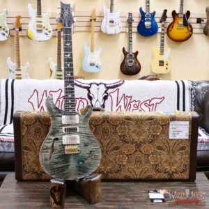 Paul Reed Smith PRS Wood Library 10 Top Special 22 Semi-Hollow Flame Maple Neck Brazilian Rosewood Fingerboard Trampas Green 7.25 LBS (US Only / No International Shipping) - Image 6