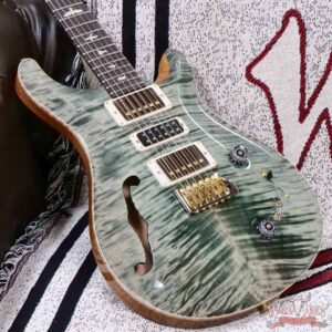 Paul Reed Smith PRS Wood Library 10 Top Special 22 Semi-Hollow Flame Maple Neck Brazilian Rosewood Fingerboard Trampas Green 7.25 LBS (US Only / No International Shipping) - Image 8