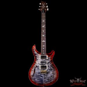 Paul Reed Smith PRS Wood Library 10 Top Special 22 Semi-Hollow Flame Maple Neck Brazilian Rosewood Fingerboard Charcoal Cherry Burst 7.20 LBS (US Only / No International Shipping) - Image 3