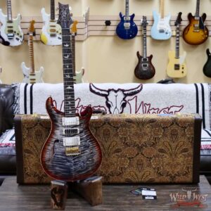 Paul Reed Smith PRS Wood Library 10 Top Special 22 Semi-Hollow Flame Maple Neck Brazilian Rosewood Fingerboard Charcoal Cherry Burst 7.20 LBS (US Only / No International Shipping) - Image 6