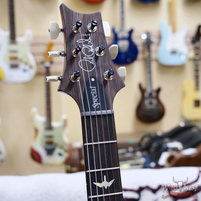 Paul Reed Smith PRS Wood Library 10 Top Special 22 Semi-Hollow Flame Maple Neck Brazilian Rosewood Fingerboard Charcoal Cherry Burst 7.20 LBS (US Only / No International Shipping) - Image 7