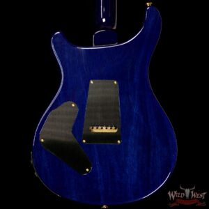PRS Wood Library Artist Package Quilt Top P24 Custom 24 Piezo Brazilian Rosewood Board Bonnie Pink Blue Burst - Image 5