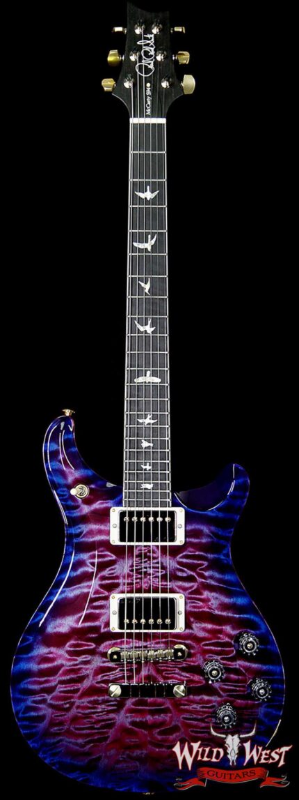 PRS Wood Library Artist Package McCarty 594 Quilt Maple Top Ebony Fretboard Violet Blue Burst