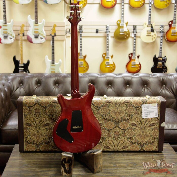 PRS Wood Library Artist Package Quilt Top P24 Custom 24 Piezo Brazilian Rosewood Board Bonnie Pink Cherry Burst - Image 12